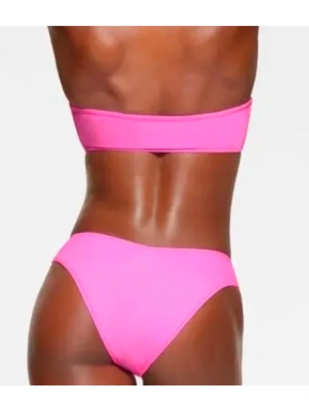 Skims recycled swim cut out halter monokini taffy pink Swimsuit size small nwt💗